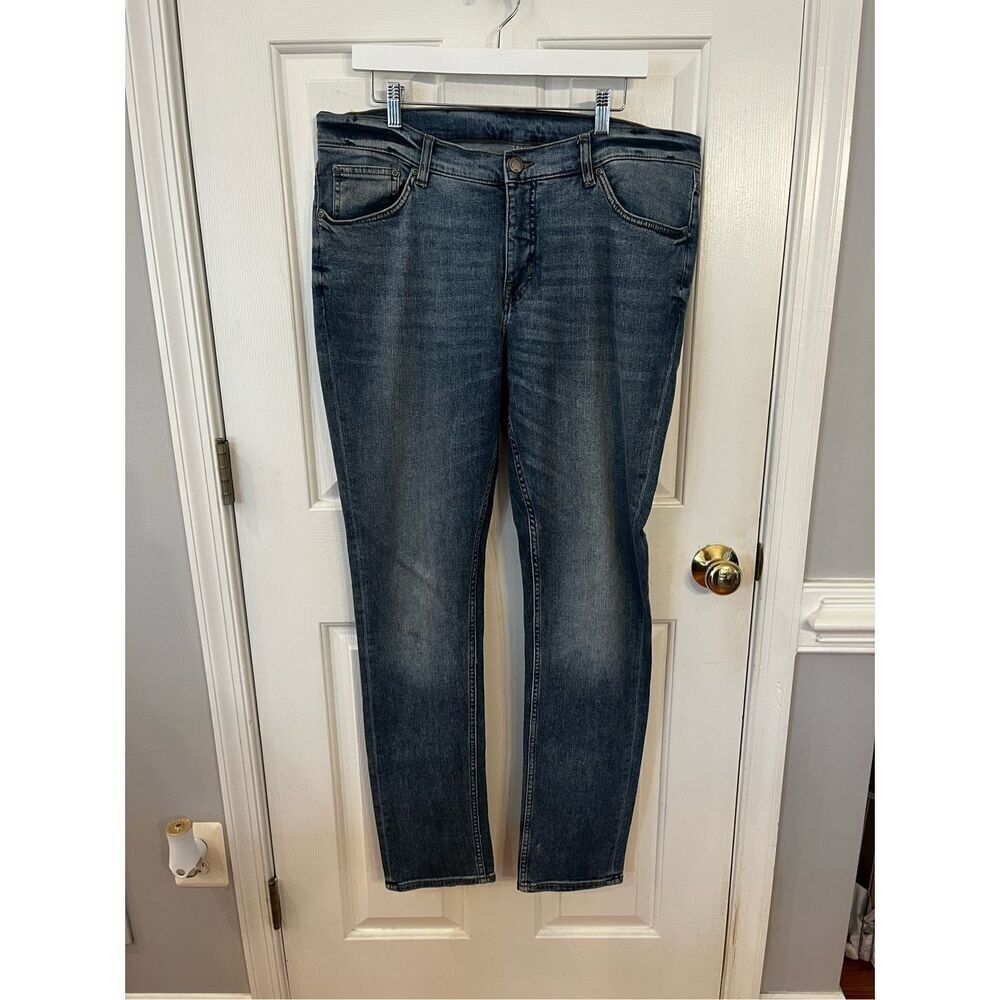 Cheap Monday Straight Leg Jeans Sonic Bail Blue sz 36/34 EUC